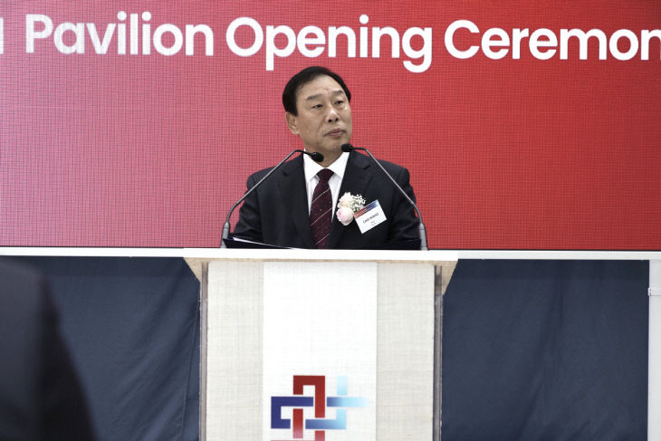 오사카 간사이 엑스포 한국관 개관식 참석
