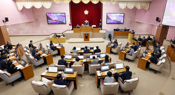 안양시의회  제302회 임시회 제1차 본회의 개의