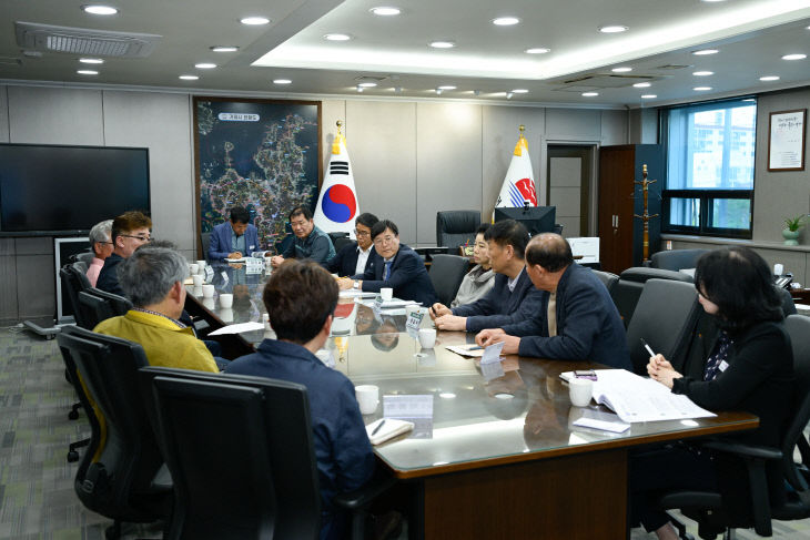 거제시, 전통시장 상인회장과의 간담회 개최