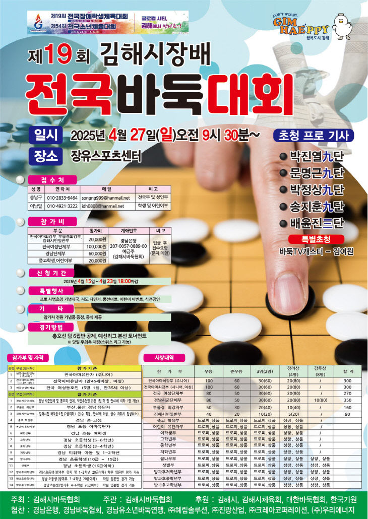 4.22(제19회 김해시장배 전국 바둑 대회 개최)1