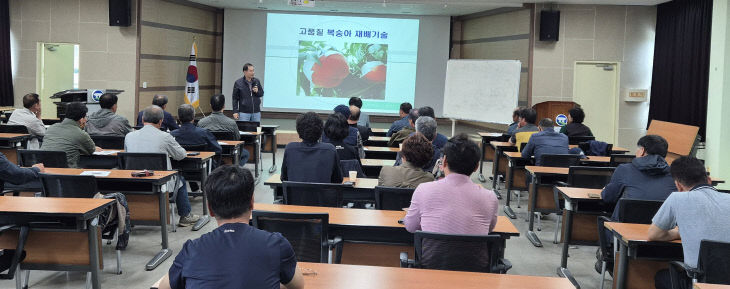 고품질 복숭아 재배기술 교육