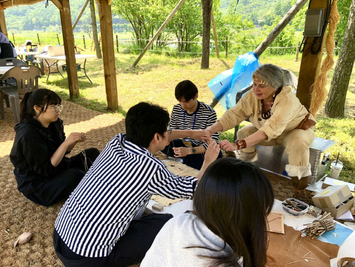 지난해 공주 석장리 구석기축제 현장