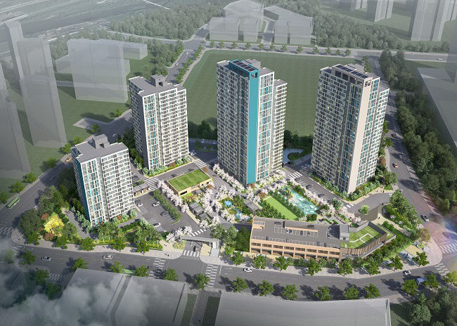 다산역A2 경기행복주택 조감도.