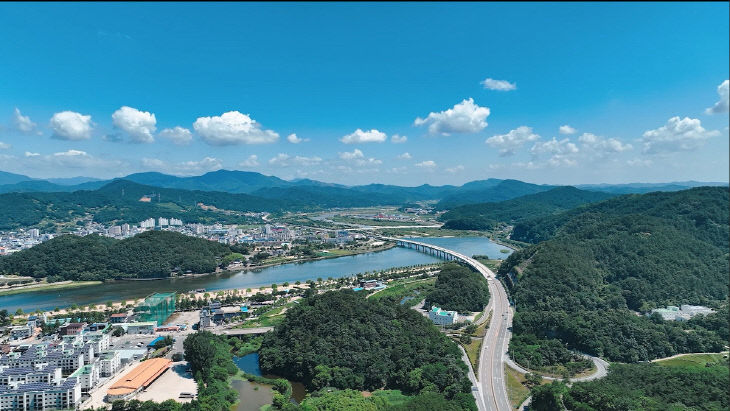 합천읍 전경