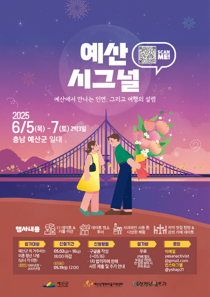 9.예산군행복마을지원센터, '예산시그널' 포스터