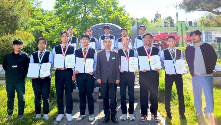 연무마이스터고 충남경기기능대회 사진
