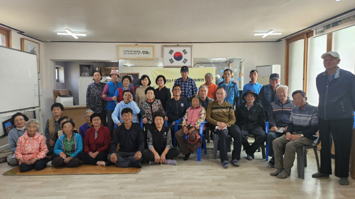 2.주민설명회 단체사진(고덕면 상몽2리)