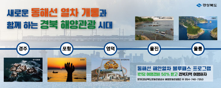 1._동해선_해안열차_블루패스_사업_포스터