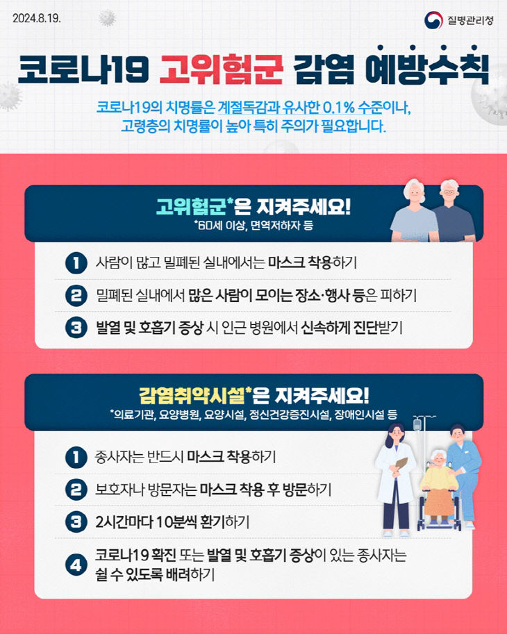 의정부시 보건소, 코로나19 재유행 대비 예방수칙 준수 당부