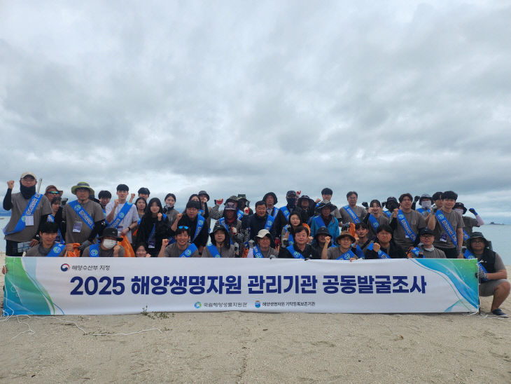 진도 해역에서 펼친 공동발굴조사 및 해안정화활동