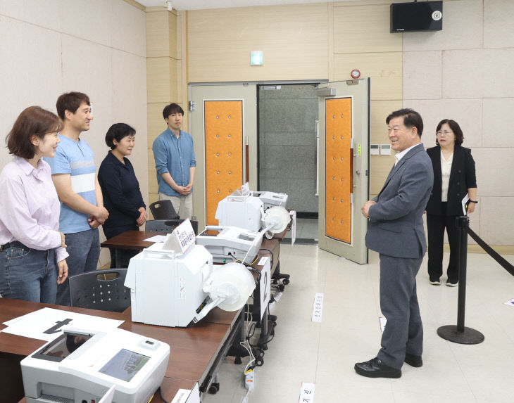 광명시, ‘제21대 대통령선거’ 사전투표소 최종 점검