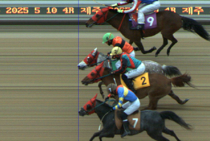 한국마사회, 코가 가장 먼저 닿은 6번 탐라후예가 1위를 차지