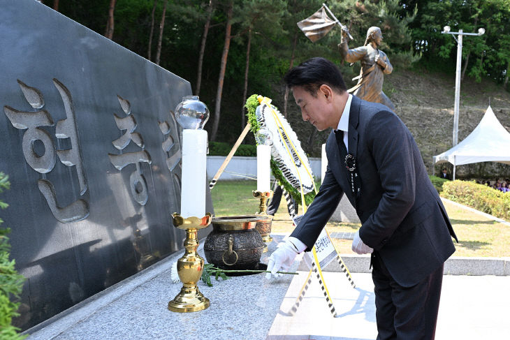 시민과 함께한 제70회 현충일 추념식…순국선열