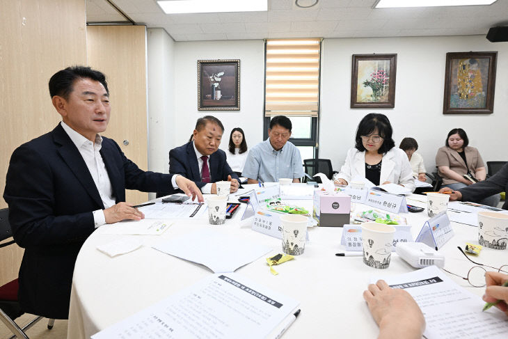 흥선권역 티타임 열고 주민 소통 강화