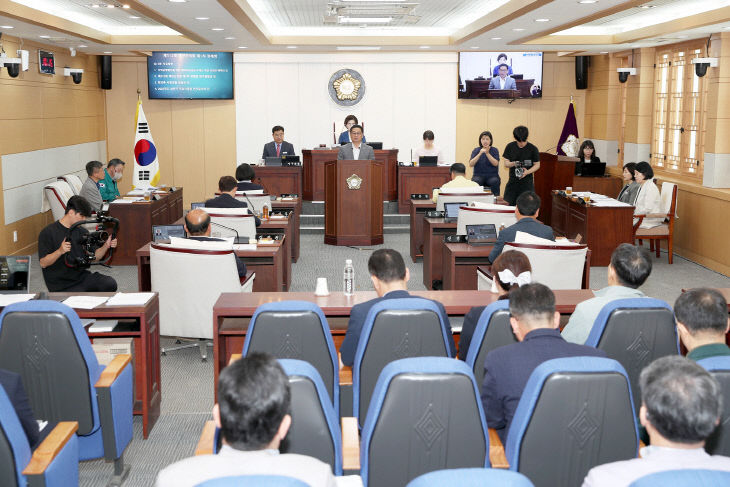 제312회 제1차 정례회 개회사진(본회의장)