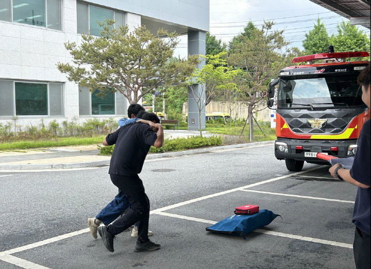 합동 소방훈련
