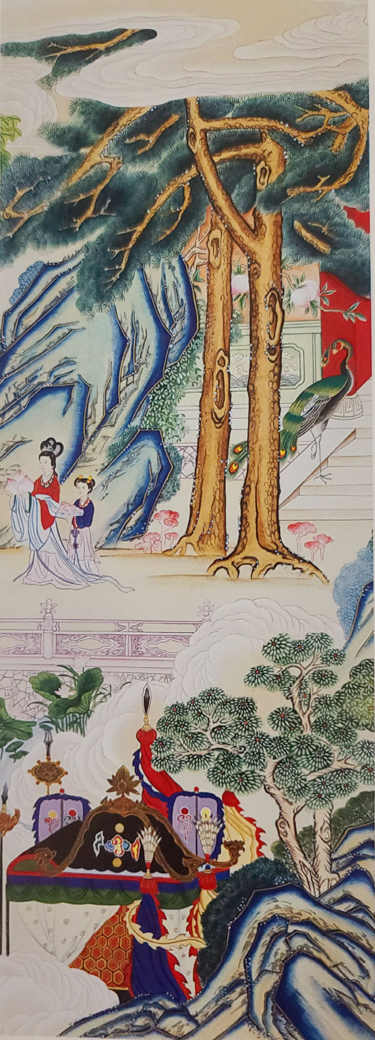 김미화 작가 요지연도(축제를 향하여)2