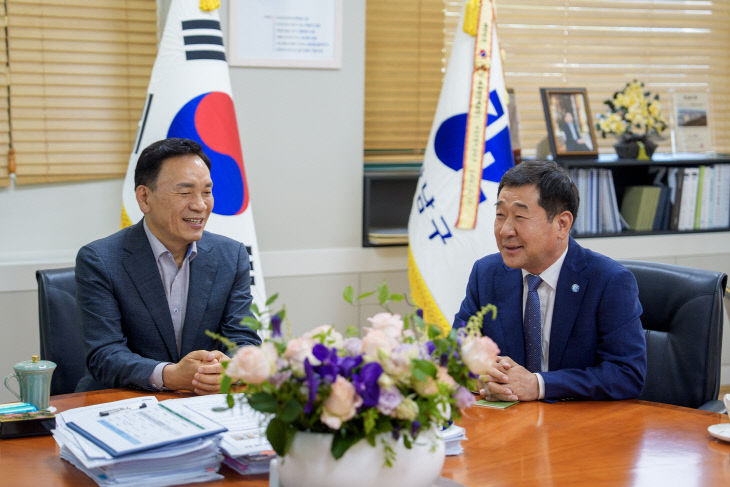 이재영 증평군수 강남구청 방문)