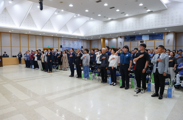 시정발전 유공자 표창 수여식.