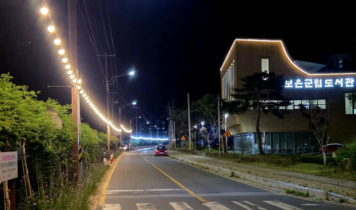 6.20.보은군, 보청천 1.8km 구간에 아름다운 경관조명 설치