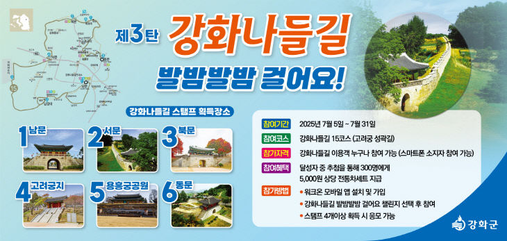 강화군, 강화나들길 발밤발밤 챌린지 진행(1)