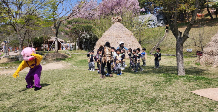 석장리박물관 병아리 선사교실 관련 사진