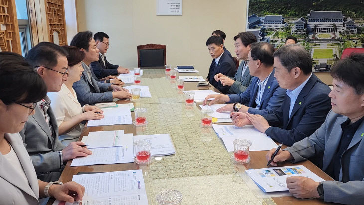 조현일 경산시장, 지역 현안 해결을 위한 경북도청 방문