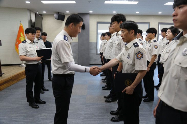 금산소방서 임용장 수여식