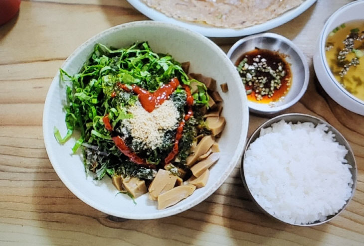 묵비빔밥