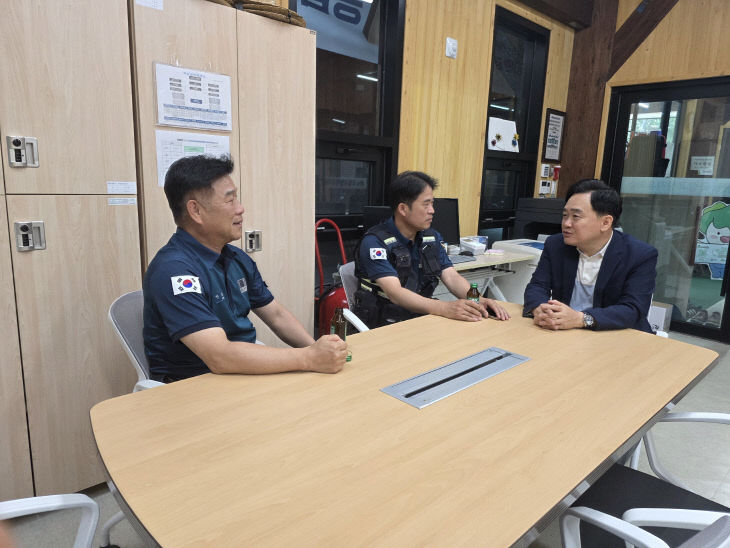 치유의 숲 방문하여 방범진단 및 치안간담회 실시