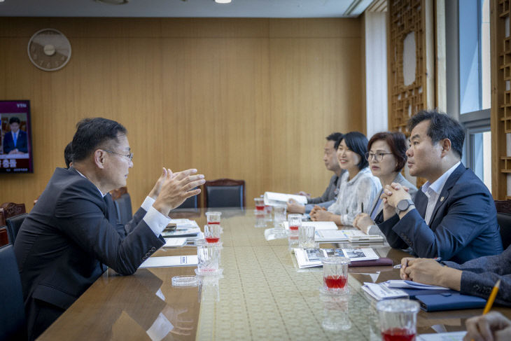 칠곡군수 도청방문
