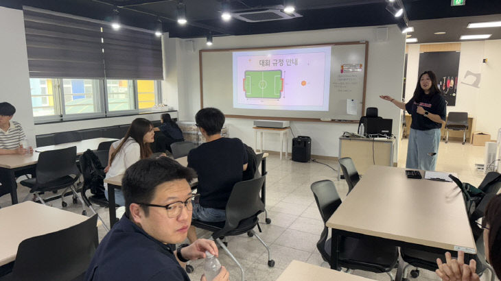 예산 청소년 예선대회 드론축구·로봇축구 분야 교원 연수