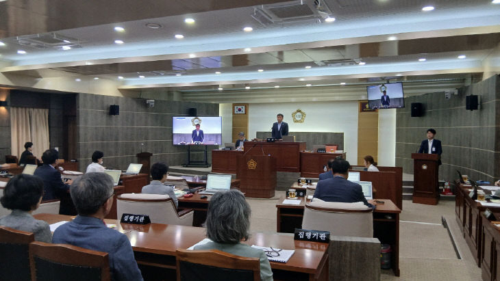단양군의회 338회 임시회 사진