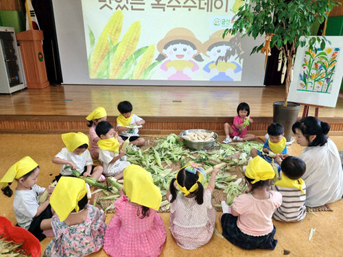 금산유치원, 옥수수데이