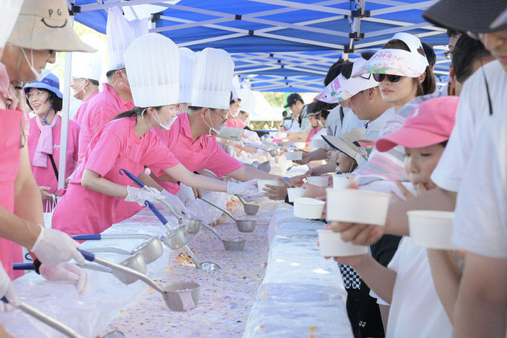 2025 조치원복숭아 축제_복숭아 화채 나눔