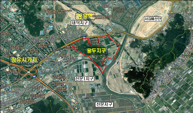 용두지구 위치도