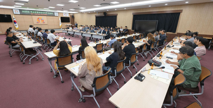 학교 운영위원장과의 간담회