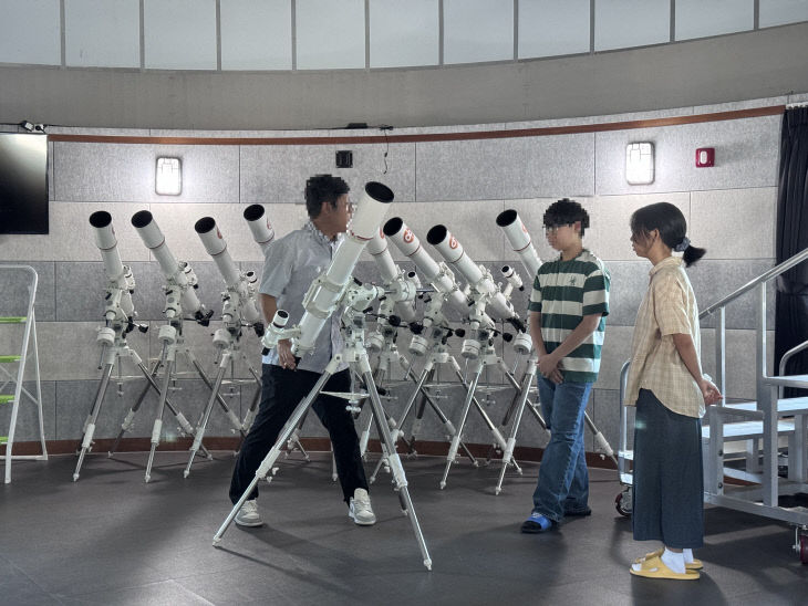 증평좌구산천문대 진로체험 사진