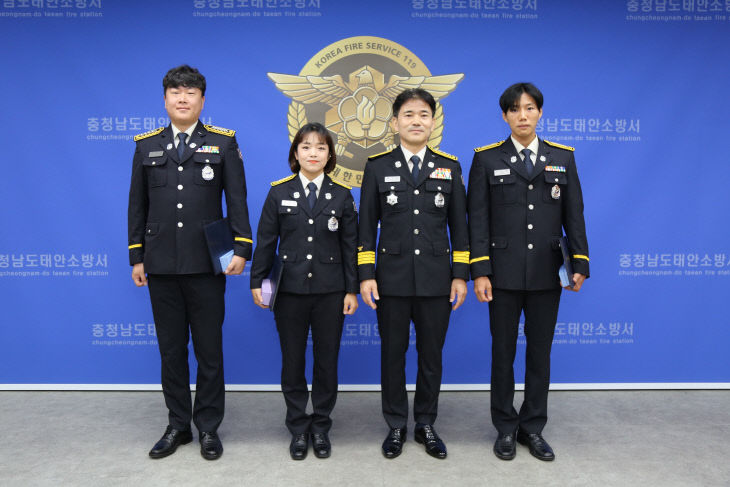 8월 1일자 승진자 임명장 교부식 사진