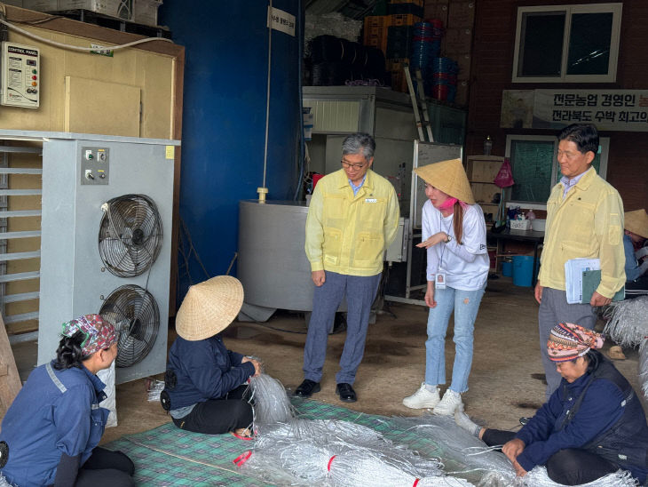 김영식 고창부군수, 폭염 대응 현장점검(1)