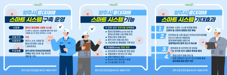 양주시, 중대재해 스마트 시스템 구축 성과