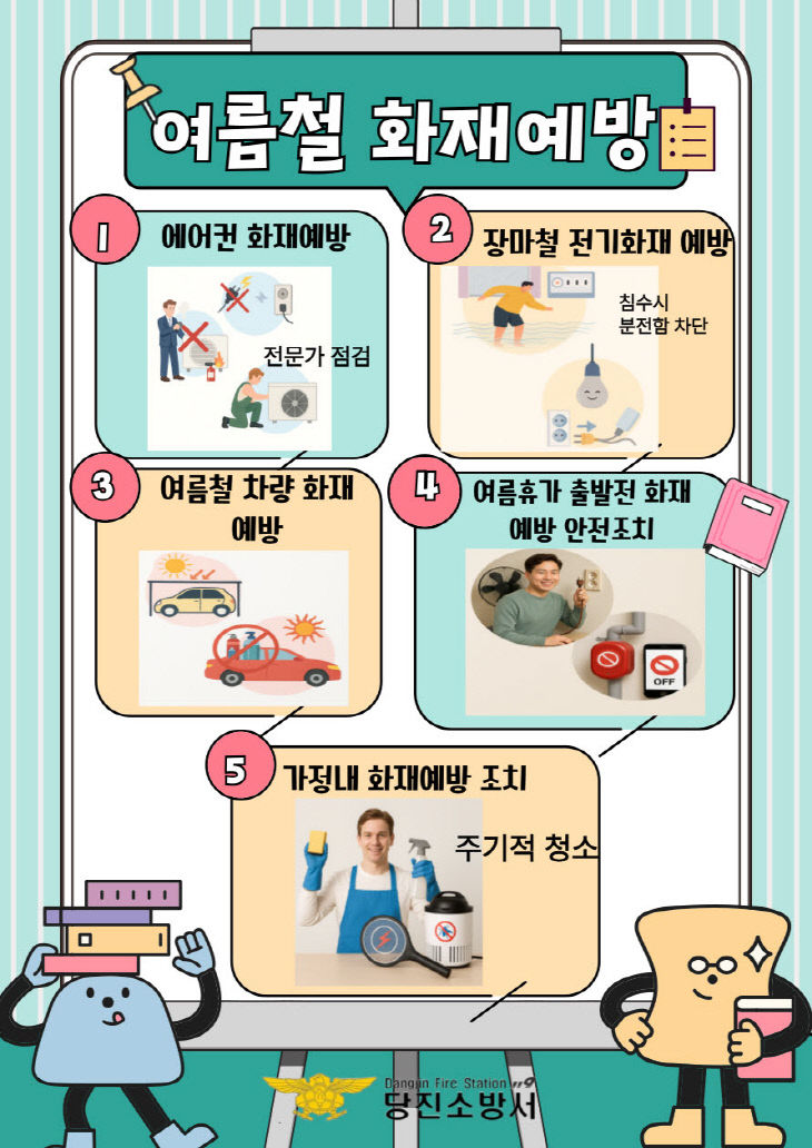 사본 -당진소방서, 여름철 화재 예방 ‘생활 속 실천’ 강조