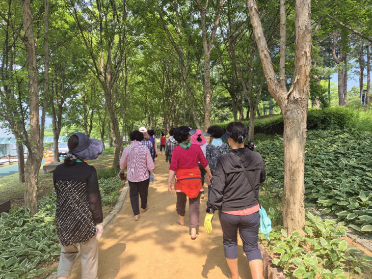 하반기 맨발걷기 프로그램 대상자 모집