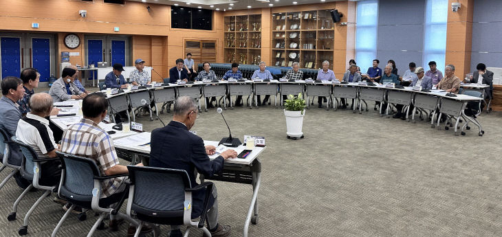 청양군 원로회 간담회