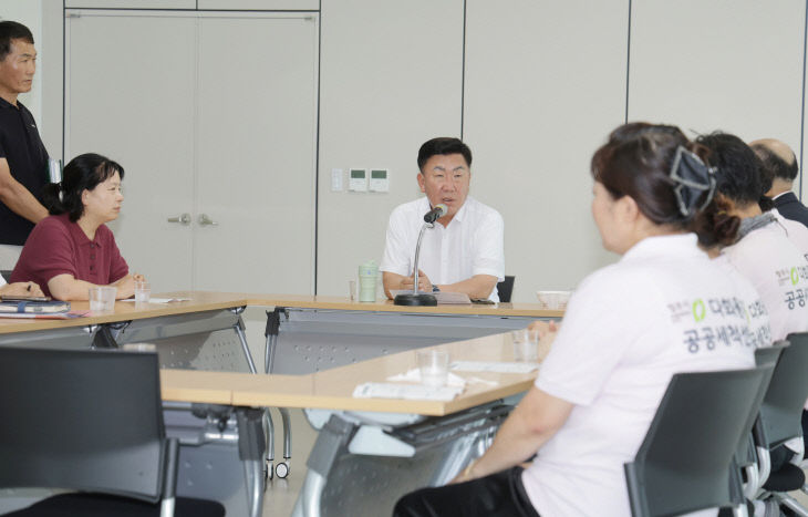 이범석 청주시장, 폭염 속 민생현장 잇달아 점검