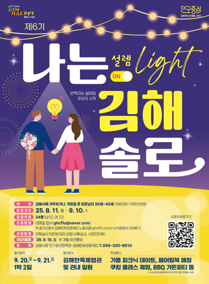 8.8(김해시  제6기 『나는 김해솔로 설렘라온)