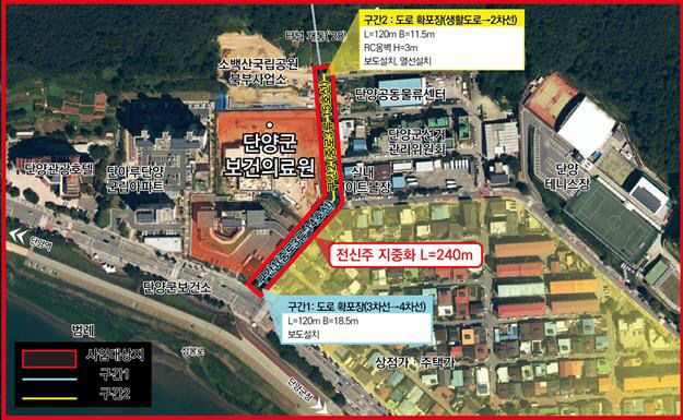 보도 1) 위치도