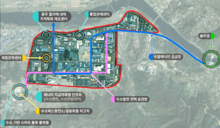 충주 스마트그린산단 계획도