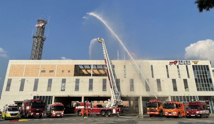 8. 22. 공주소방서, 국립법무병원과 합동 소방훈련 실시