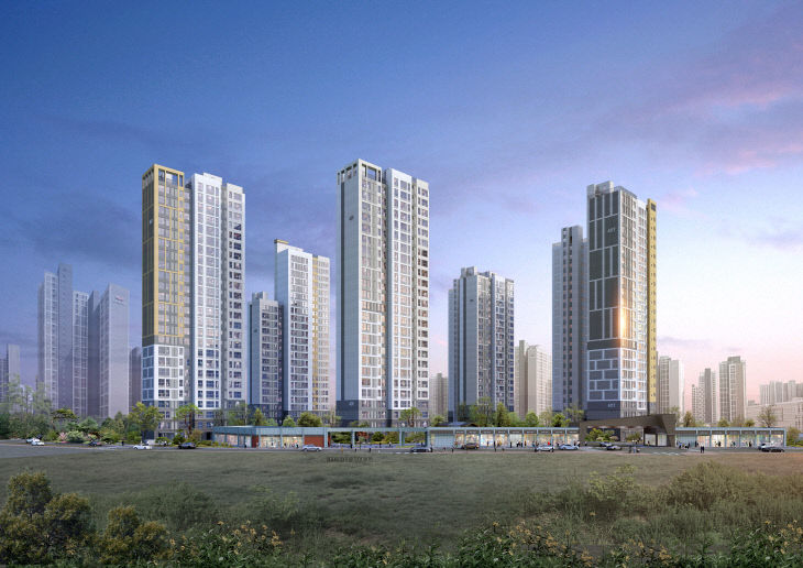 일광 통합공공임대주택 조감도